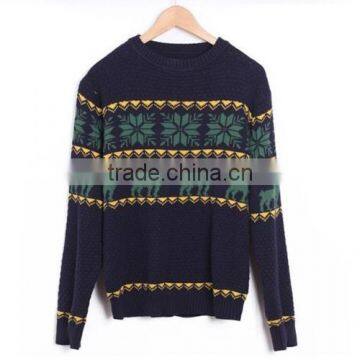 Many New Designs Men Stripe Knitted Christmas for Men Christmas Pullover Sweater photo-5