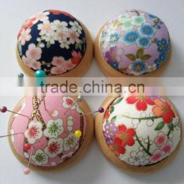 Pin Cushion With Wooden Base OEM Service photo-5