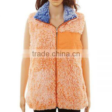 FACTORY Wholesale Hot Selling Woman Fleece Vests photo-3