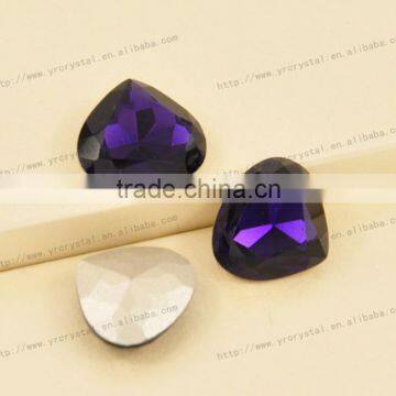 heart shape crystal fancy stone