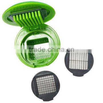 Garlic Chopper Plastic Stainless Steel Mini Garlic Press Chopper Cutter Garlic Grinding Mashing Machine Kitchen Hand Tool KC1403 photo-4