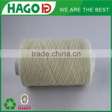 Raw White Recycled Cotton Polyester Fabric Weaving Yarn for Knitting Factory Price photo-2