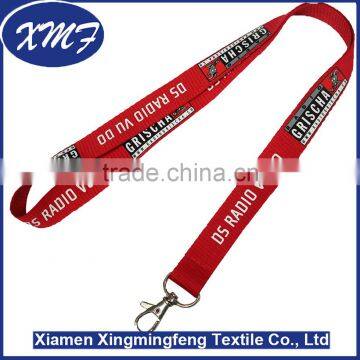 Customr Polyeste Material printed lanyard neck strap