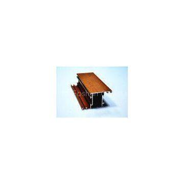 Customized Powder Coating Wood Grain Aluminium For Window 6063 T5