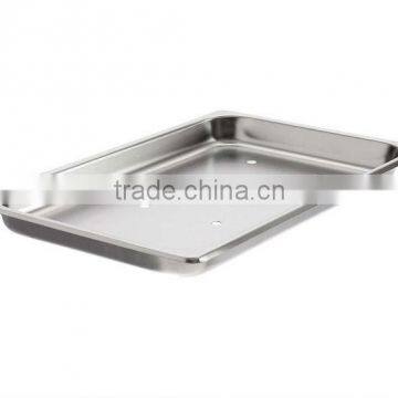 STAINLESS STEEL TRAY Perforated Bottom