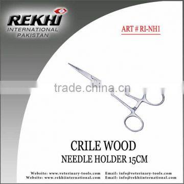 Crile Wood Needle Holder 15cm,Surgical Crile Wood Needle Holder 15cm,medical instruments Crile Wood Needle Holder 15cm