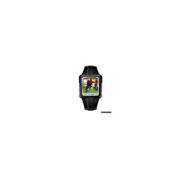 Sell USB Mini Wrist Watch MP4 with Flash Memory/1.8