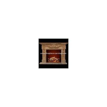 Sell American style marble fireplace mantel (A-FP028)