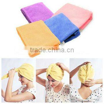 1pc Magic Microfiber Twist Hair Dryer Drying Towel Turban Cap Hat Head Wrap New A1148