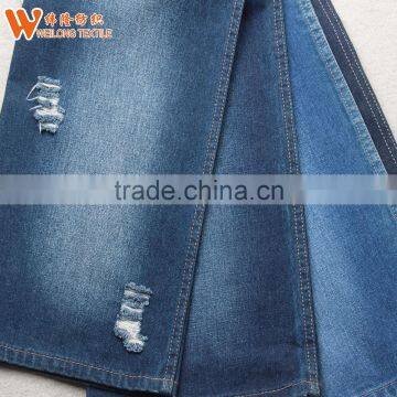 China manufacturer hot sale navy blue stocklot stretch new denim fabric for sportswear