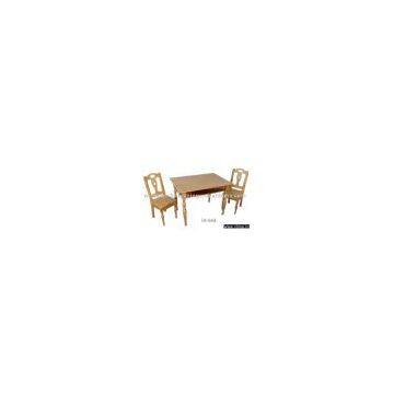 Table and Chair-children furnishings, wooden furniture