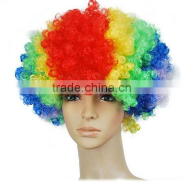 Fan Wig,Sports Fan Wigs,Fantasy Fans Wigs,World Cup Fans Wig Dubaa Fashion,Multi Directional Fan