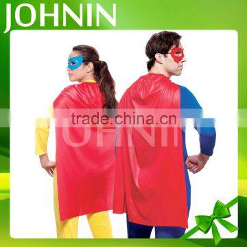 Promotional Custom Design Double-layers Satin Kid Adult Costume Cape