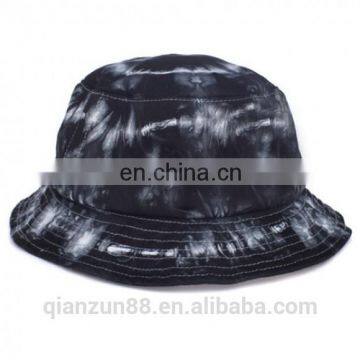 New Cotton Bucket Cap Plain Black Tie Dye Bucket Hats