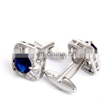 Sparkling Luxurious Diamond Stone Unisex Shirt Jewelry Cufflinks Brand photo-3