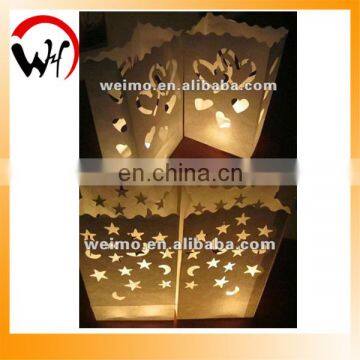 fire-retardant paper gift candle bag