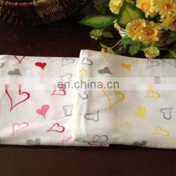 durable modeling printed double cloth face towel with poffestional design