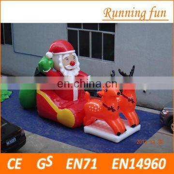 Outdoor inflatable Christmas decorations --Reindeer and Santa Claus