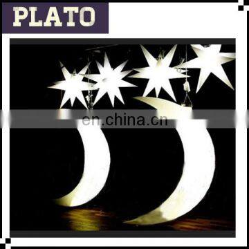 Beautifyl Party decoration plastic inflatable cartoon shining moon and star