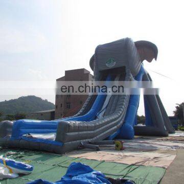 Giant Inflatable Water Slide Blue Inflatable Water Slide for Kids and Adults photo-3