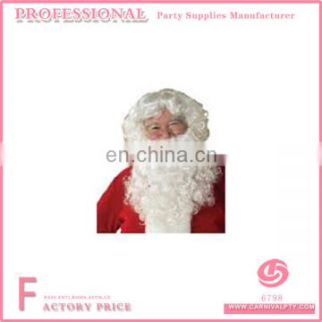 Mens Father Christmas Wig & Beard Set