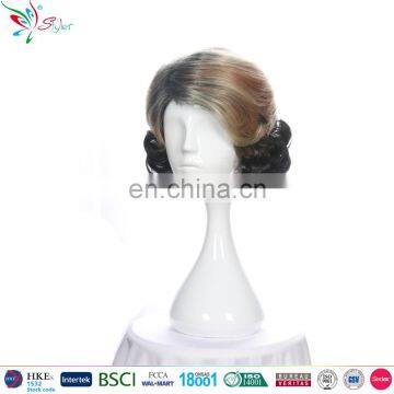 Styler Brand Cheap Cosplay Anime Wigs From China Wholesale Short Black Curly Cosplay Wig photo-3