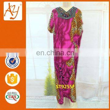 Wholesale african plus size clothing women print dresses styles kaftan dubai