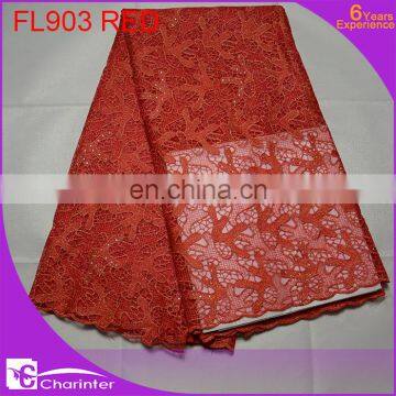 African Lace/fashion French Lace/african Swiss Voile Lace/african Water Soluble Lace/african Embroidery Lace FL903 Green photo-4