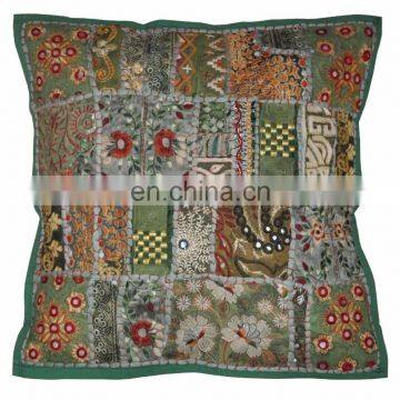 Patchwork Decor Pillow Cases Covers 16 Embroidered Ethnic Decorative Vintage Cases Indian Cushion Cover Embroidery Art Wholesale photo-3