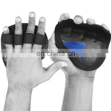 Black & Blue Color Weightlifting Gloves - Gym Gloves Pad