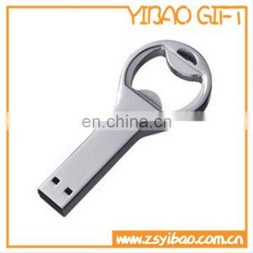 Customized Stainless steel USB Pendrive USB Bottle Opener