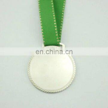 Design Your Own Logo Blank Sports Metal Medals, custom commemorative silver Wreath blank award medal,blank insert medal