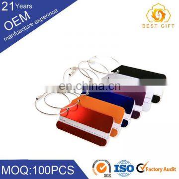 2017Best design bulk plastic luggage tags