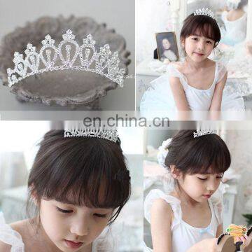 Rhinestone Crystal Crown Headband Tiara Wedding Bridal Flower Girl Prom