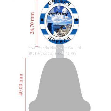 Supply Greek touristDinner bell souvenirs key to Greek key buckle custom Bottle opener Dinner bell