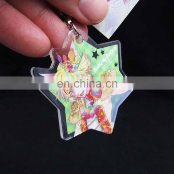 Custom anime acrylic keychain for mobile phone