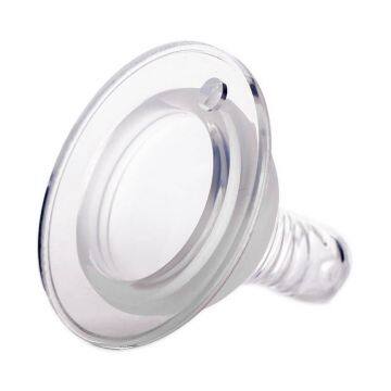 Food Grade BPA Free Silicone Baby Milk Feeding Bottle Nipple for Wide Caliber Bottle photo-2