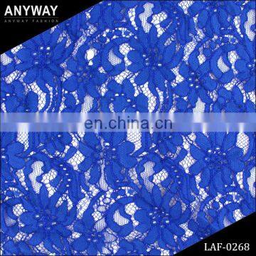 Supplier double color lace wholesale fabric;chemical lace embroidery fabric;manufacturer beautiful fabric for dresses