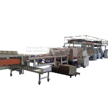 Double layer /2 ply corrugated cardboard production line