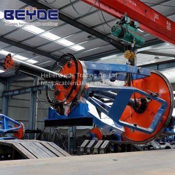 4x1600/2200 laying up machine with back twist