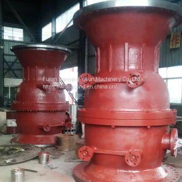 Hydro power plant regulating valve