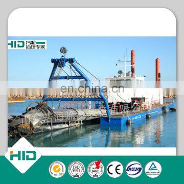 shandong haohai HID dredger 14 inch sea sand mud cutter suction dredger ships for sale