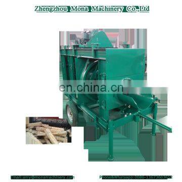 wood log debarking equipment/tree skin peel machine/tree peeling machine with double roller