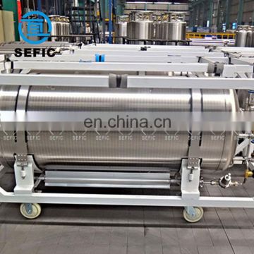 SEFIC Brand Industrial Gas LOX/LIN/LAr Dewar Cryogenic Liquid Oxygen Cylinder