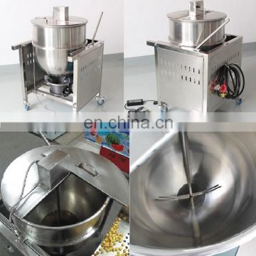 Caramel popcorn making machine popper corn puff snacks food machine