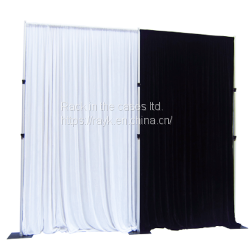 RK exhibition backdrop with velvet drape for trade show