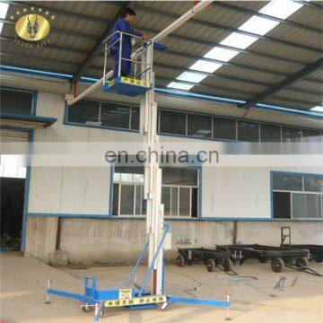 7LSJLI Jinan SevenLift machine aluminium mobile hydraulic height-adjustable platform lifter ladder