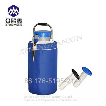 Hot Sale 2 L 35 mm Diameter Cryogenic Portable Liquid Nitrogen Gas Cylinder