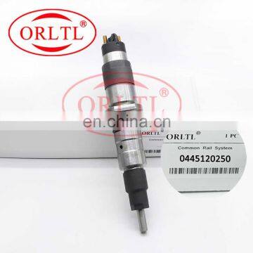 ORLTL 0 445 120 250 Common rail fuel injection system 0445120250 performance injectors 0445 120 250  injector for car