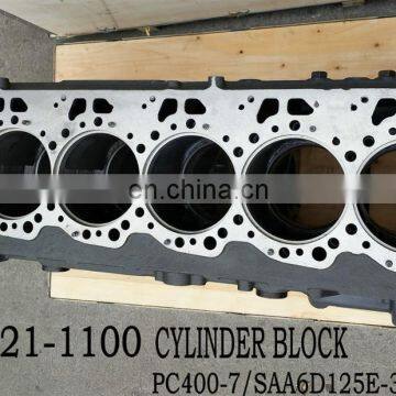 6D125 S6D125 SAA6D125 Engine Cylinder Block for PC400-6 PC400-7 PC450-6 PC450-7 Excavator 6154-21-1100 6151-22-1100 6251-21-1100 photo-6